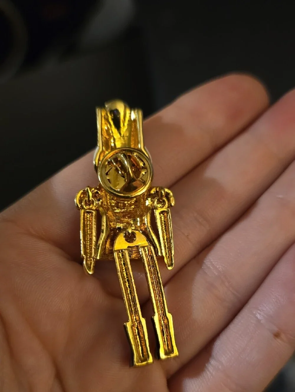 Vintage Avon Articulated Nutcracker Christmas Brooch Pin – Red Enamel & Rhinesto